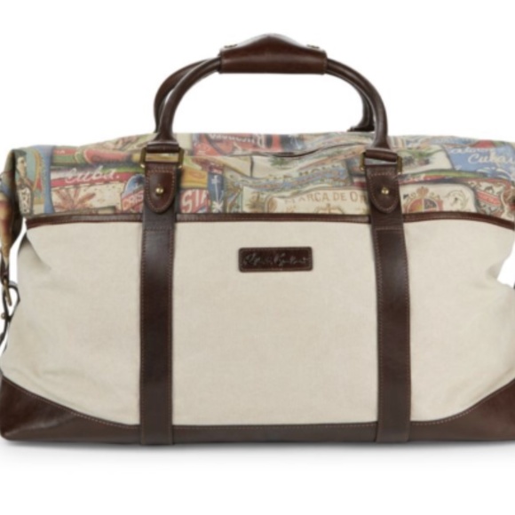 Robert Graham BADILOIN Cuban Cigar weekender bag - Picture 1 of 4